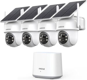 2. ANSQUE Outdoor Security Camera Without Subscription