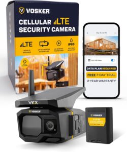 6. Vosker VKX 4G-LTE Cellular Security Camera