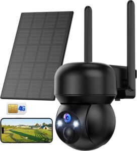 8. TOAIOHO 4G LTE Cellular Security Camera