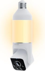 1. WYZE Light Bulb Outdoor Security Camera