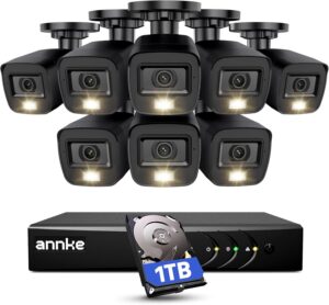 3. ANNKE 3K Lite Wired Security Camera System Outdoor