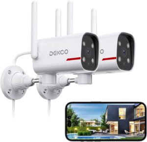 8. DEKCO Wired Outdoor Security Camera