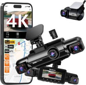 10. Neideso 4-Channel Dash Cam