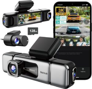 2. BOTSLAB 360-Degree Dash Cam