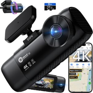 3. OMBAR T1 4K 3 Channel Dash Cam