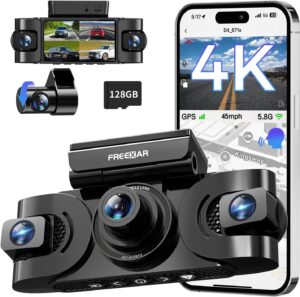 6. FREEXAR 360-Degree Dash Cam