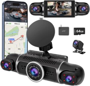 8. Zunfly 4-Channel Dash Cam
