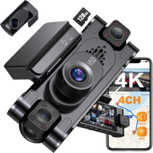 9. Roadwitness 4-Channel Dash Cam