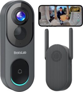 2. BOTSLAB Wireless Doorbell Camera