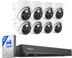 2. REOLINK 12MP PoE Security Camera System for Business