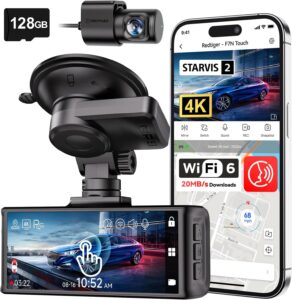 REDTIGER 4K STARVIS 2 Dash Cam F7N Touch